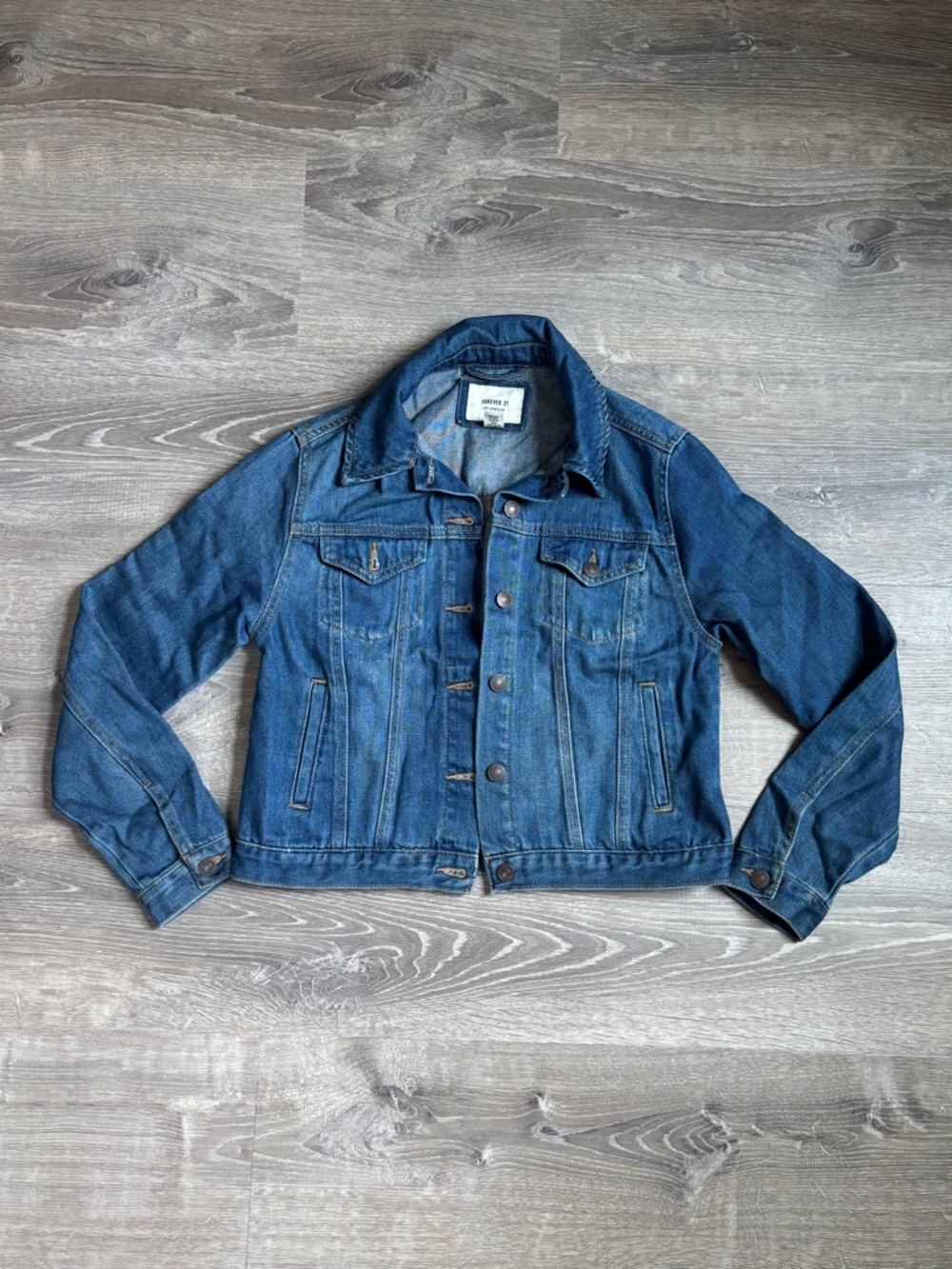 Forever 21 Medium Blue Denim Jacket